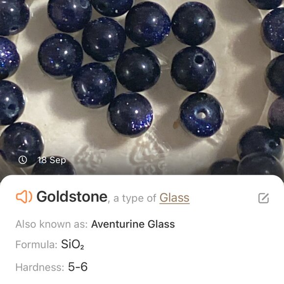 Dark Blue Goldstone Bronze Link Adjustable Short Necklace w/ Cute Acorn Pendant - Picture 14 of 15